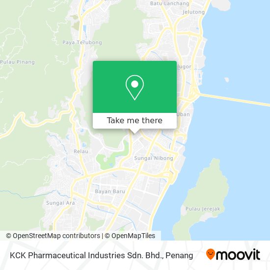 Peta KCK Pharmaceutical Industries Sdn. Bhd.