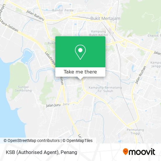 KSB (Authorised Agent) map