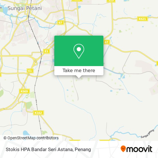 Stokis HPA Bandar Seri Astana map