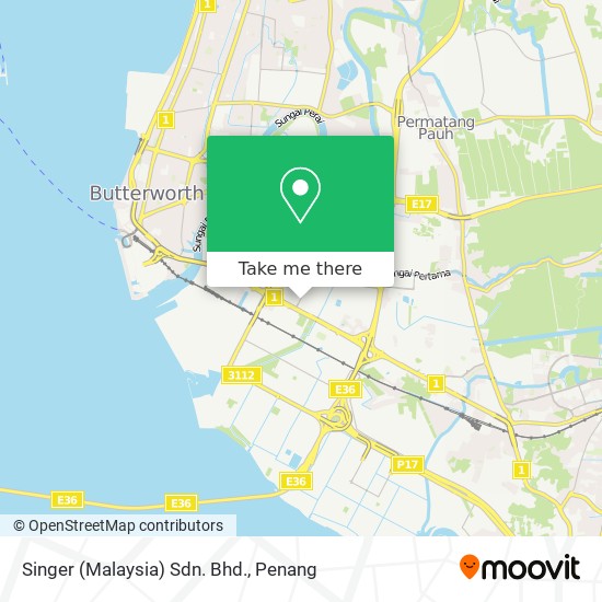 å¦‚ä½•åå…¬äº¤æˆ–è½®æ¸¡åŽ»pulau Pinangçš„singer Malaysia Sdn Bhd Moovit