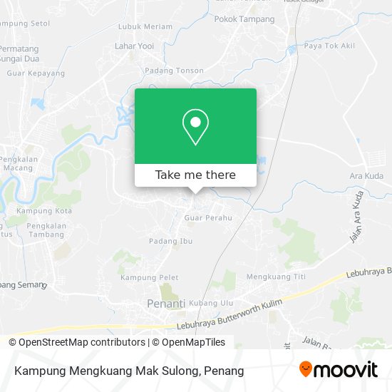 Kampung Mengkuang Mak Sulong map