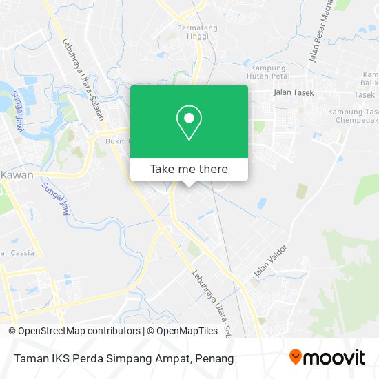 Peta Taman IKS Perda Simpang Ampat