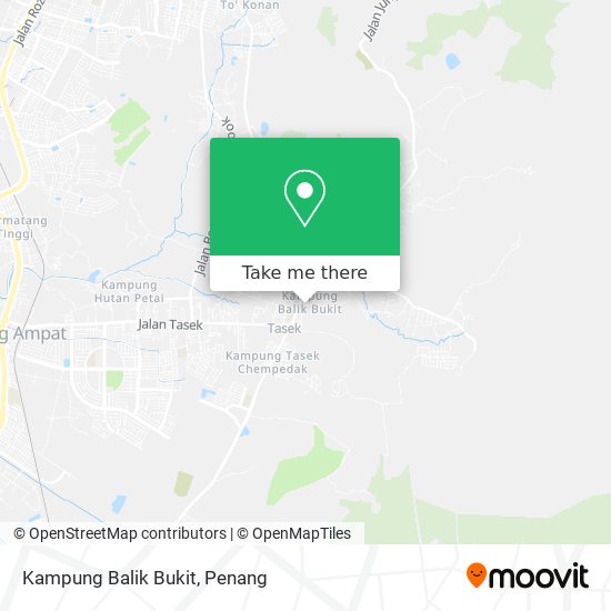 Peta Kampung Balik Bukit