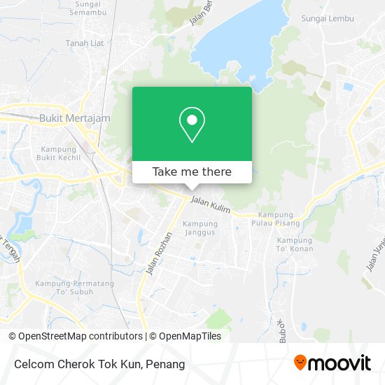 Celcom Cherok Tok Kun map