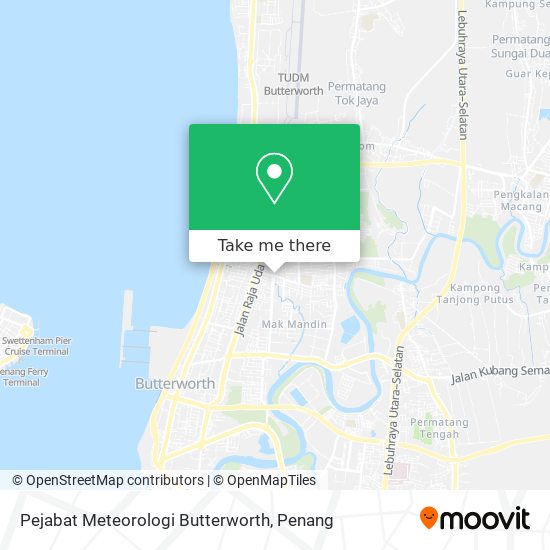 Pejabat Meteorologi Butterworth map