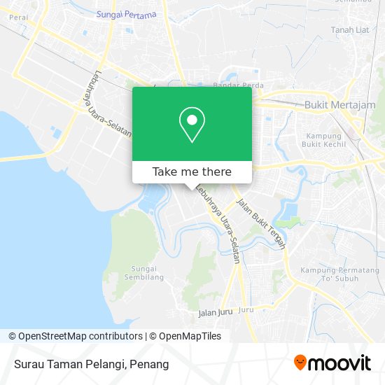 Surau Taman Pelangi map