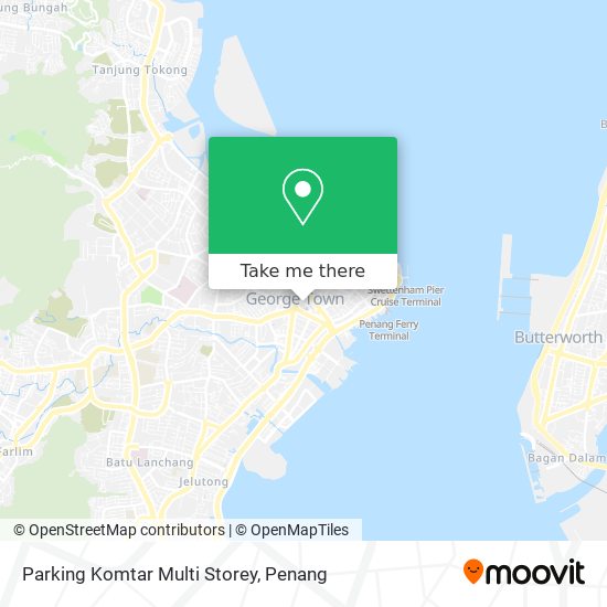 Peta Parking Komtar Multi Storey