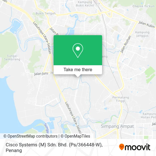 Cisco Systems (M) Sdn. Bhd. (Ps / 366448-W) map