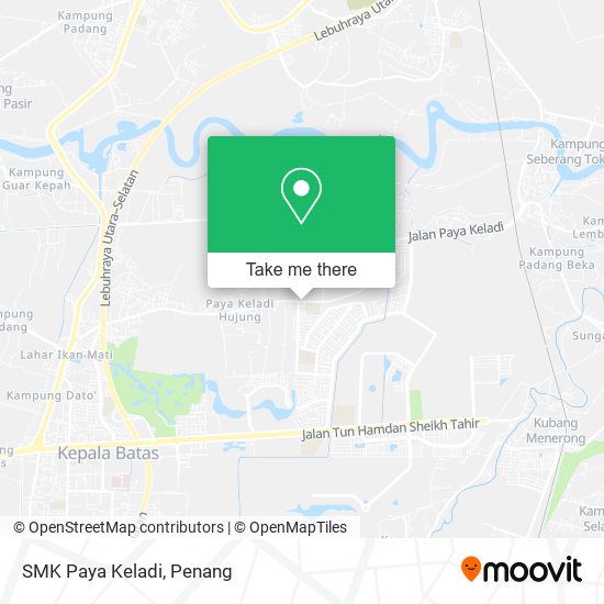 SMK Paya Keladi map