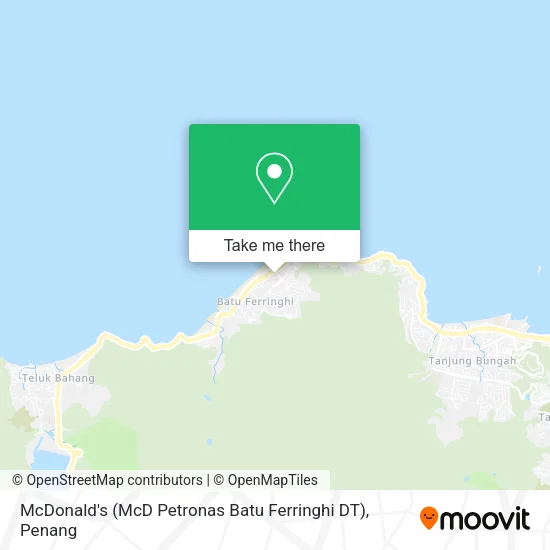 McDonald's (McD Petronas Batu Ferringhi DT) map