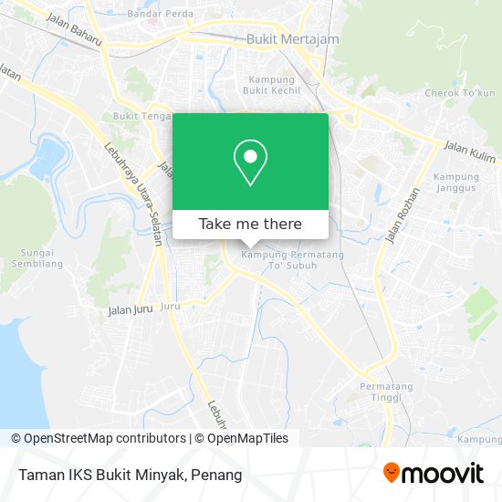 Peta Taman IKS Bukit Minyak