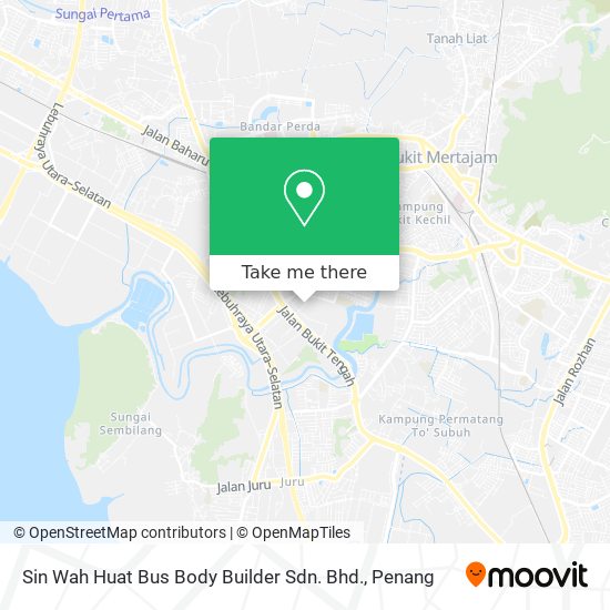 Sin Wah Huat Bus Body Builder Sdn. Bhd. map