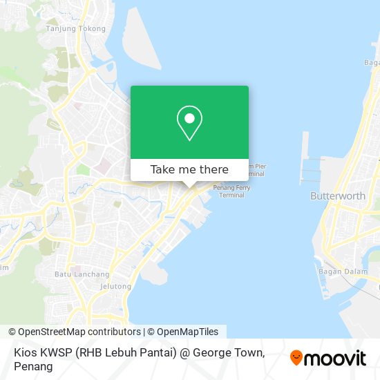 Kios KWSP (RHB Lebuh Pantai) @ George Town map