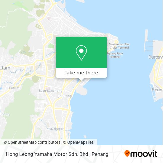 Peta Hong Leong Yamaha Motor Sdn. Bhd.