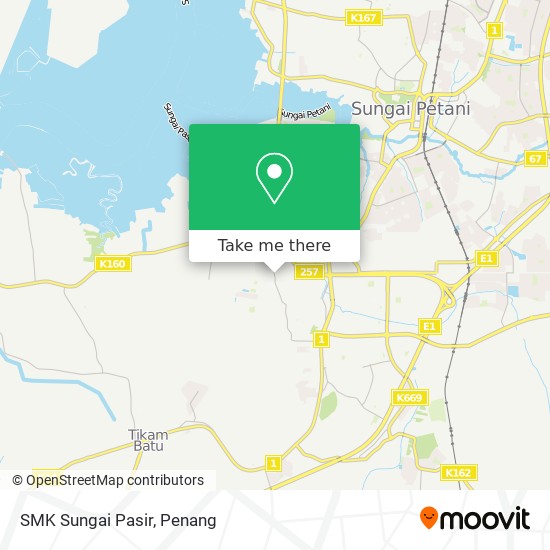 Peta SMK Sungai Pasir
