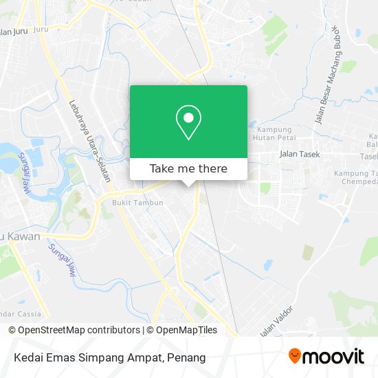 Peta Kedai Emas Simpang Ampat