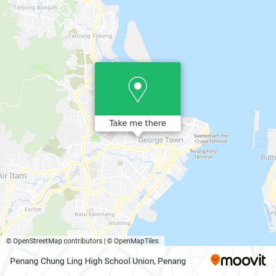 Peta Penang Chung Ling High School Union