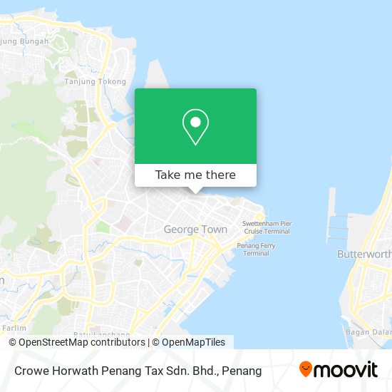 Peta Crowe Horwath Penang Tax Sdn. Bhd.