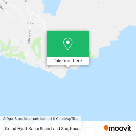 Mapa de Grand Hyatt Kauai Resort and Spa