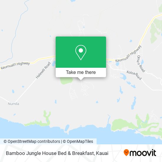 Bamboo Jungle House Bed & Breakfast map