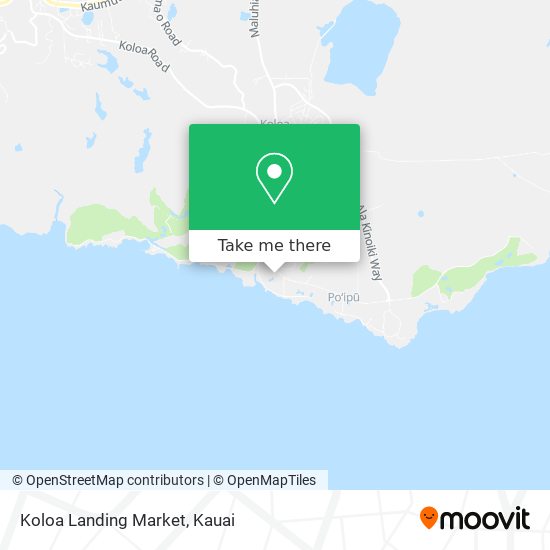 Mapa de Koloa Landing Market