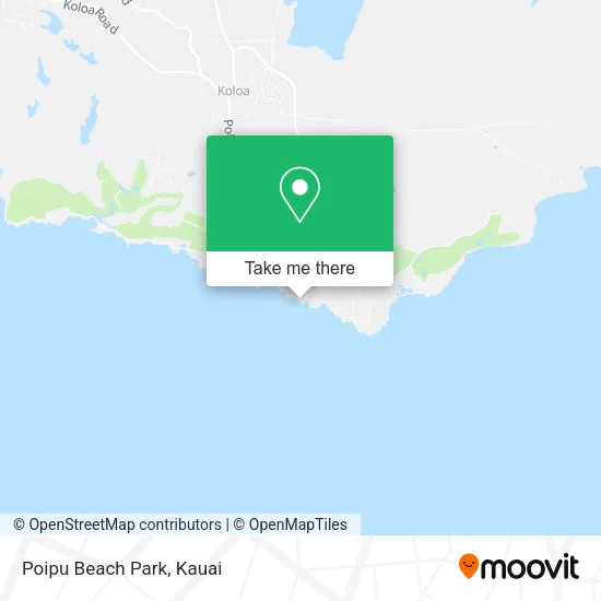 Poipu Beach Park map