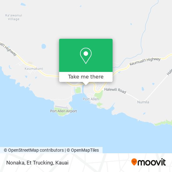 Nonaka, Et Trucking map