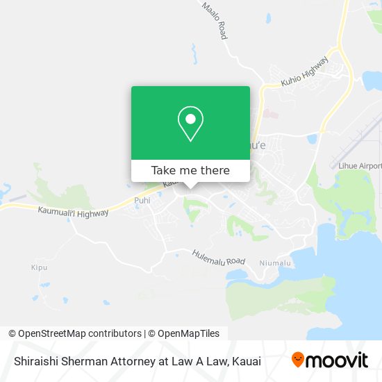 Mapa de Shiraishi Sherman Attorney at Law A Law