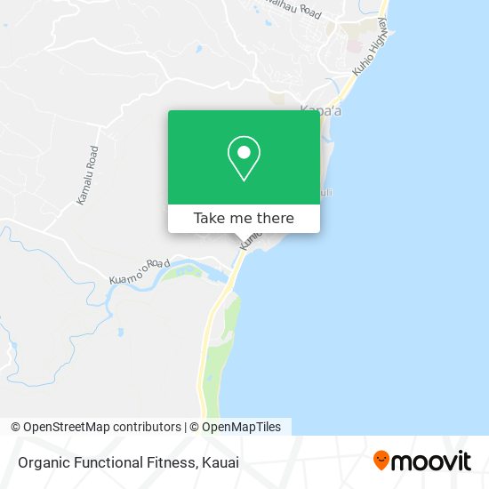 Organic Functional Fitness map