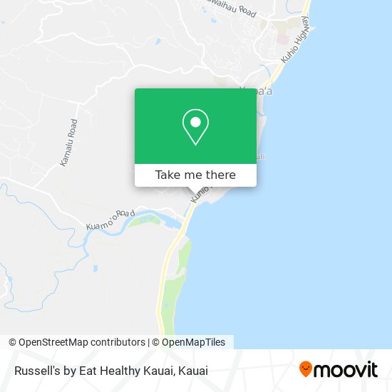 Russell's by Eat Healthy Kauai map
