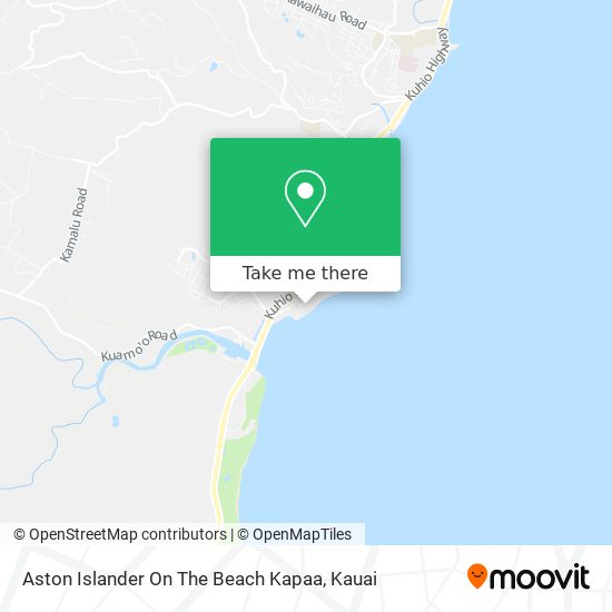 Mapa de Aston Islander On The Beach Kapaa