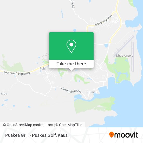 Mapa de Puakea Grill - Puakea Golf