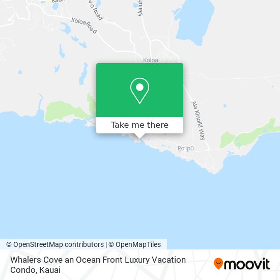Mapa de Whalers Cove an Ocean Front Luxury Vacation Condo