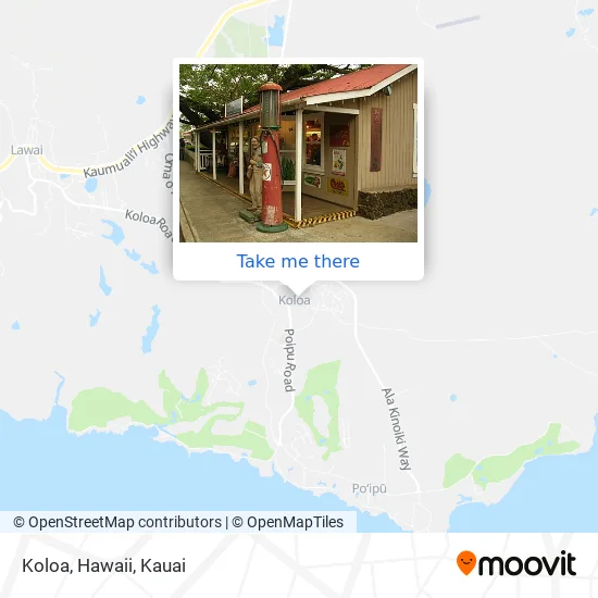 Koloa, Hawaii map