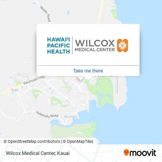 Mapa de Wilcox Medical Center