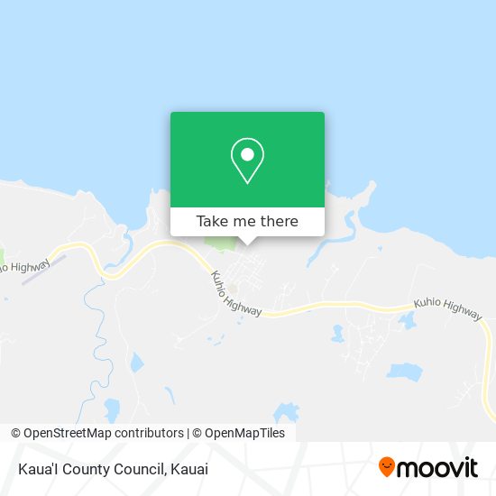 Mapa de Kaua'I County Council