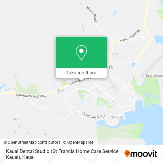 Mapa de Kauai Dental Studio (St Francis Home Care Service Kauai)