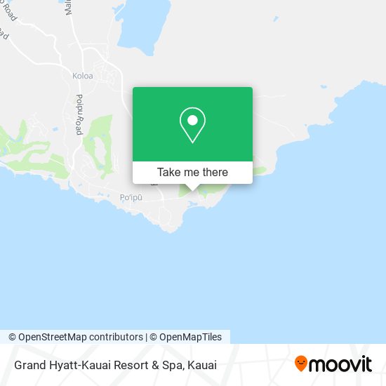 Mapa de Grand Hyatt-Kauai Resort & Spa
