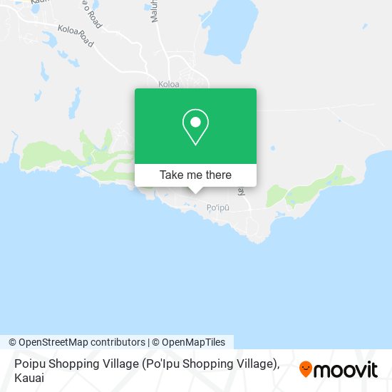 Mapa de Poipu Shopping Village (Po'Ipu Shopping Village)