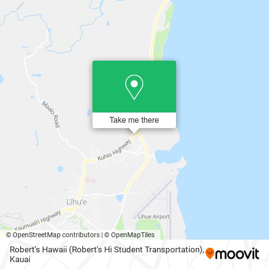 Mapa de Robert's Hawaii (Robert's Hi Student Transportation)