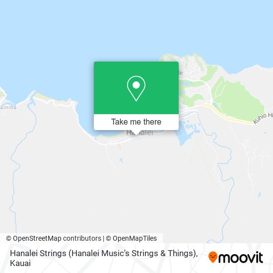 Mapa de Hanalei Strings (Hanalei Music's Strings & Things)