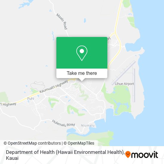 Mapa de Department of Health (Hawaii Environmental Health)