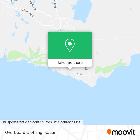 Mapa de Overboard Clothing