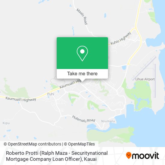 Roberto Protti (Ralph Maza - Securitynational Mortgage Company Loan Officer) map