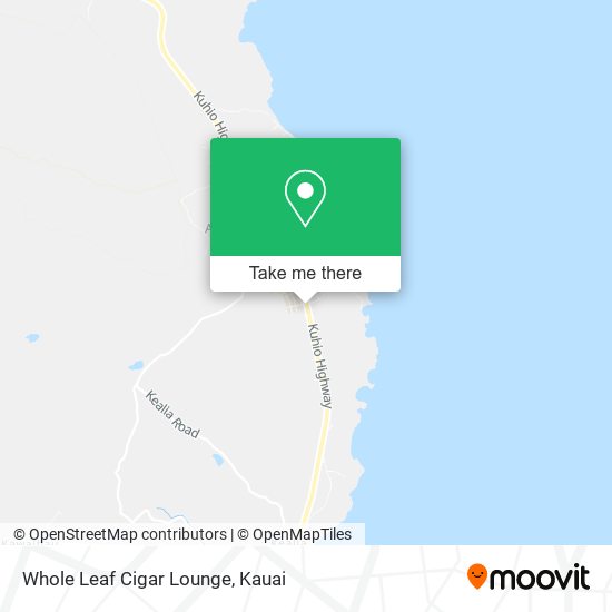 Mapa de Whole Leaf Cigar Lounge
