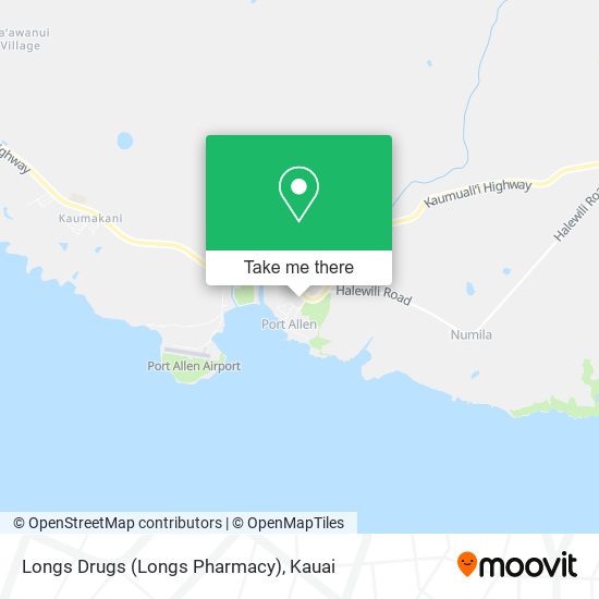 Mapa de Longs Drugs (Longs Pharmacy)