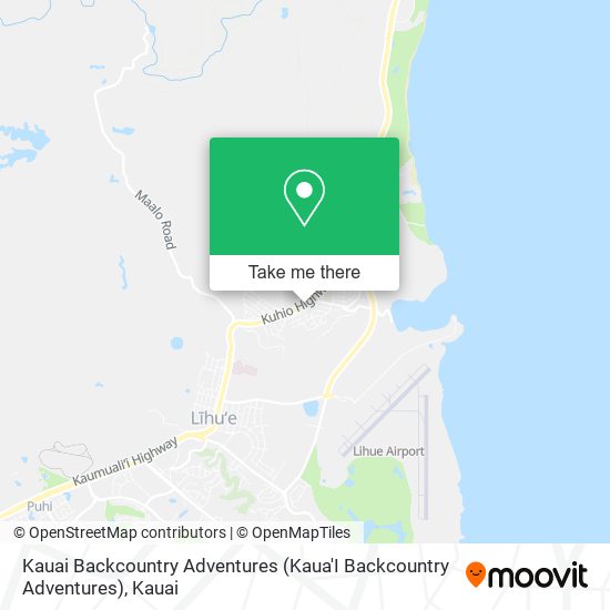 Kauai Backcountry Adventures (Kaua'I Backcountry Adventures) map