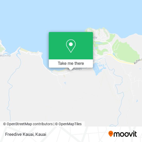 Mapa de Freedive Kauai