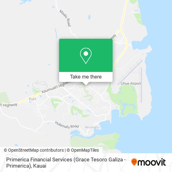 Mapa de Primerica Financial Services (Grace Tesoro Galiza - Primerica)