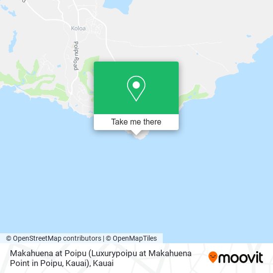 Makahuena at Poipu (Luxurypoipu at Makahuena Point in Poipu, Kauai) map